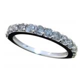 10kt Gold Brilliant 1.00 ct Natural Diamond Band