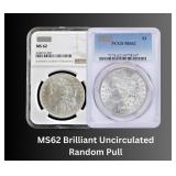 1878-1904 MS62 PCGS/NGC Morgan Silver Dollar