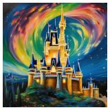 Northern Lights Castle LTD Edition Van Gogh LTD