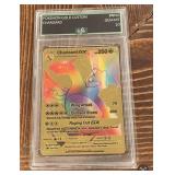Pokï¿½mon Gold Custom Charizard Card