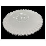 12.5 ï¿½ Vintage Fenton Silver Crest Platter
