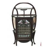 Leaded Stained Glass Etagere (Cracked)