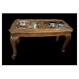 Glass Top Sofa Table