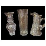 ALL GOOD: Etched Vases & Pitcher