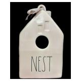 RAE DUNN BIRD HOUSE-NEST