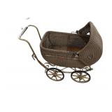 Antique Wicker Baby Carriage