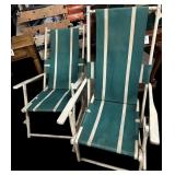 Pair Estate Beach Chairs