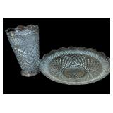 Vintage 10 ï¿½ Wexford Vase & 14 ï¿½ Bowl