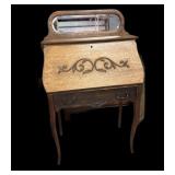 Oak Drop-front  Desk