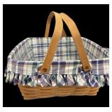Double Lined 15 ï¿½ Square Longaberger Basket