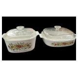 (2) Lg Vintage Corning Ware Spice of Life
