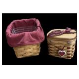 Double Lined & Heart ?? Decor Lined Longaberger