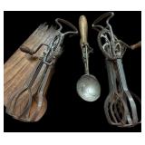 (2) Vintage Hand Mixers & Ice Scream Scoop