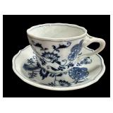 50 + Pc Blue Danube Blue Onion Cups & Saucers
