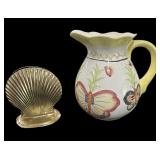 Pitcher & Brass Shell Bookends