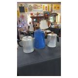 (3) Camping Coffee Pots