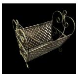 Vintage Metal Magazine Rack