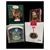 (4) Christmas Ornaments