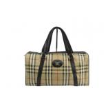 Burberry Nova Check Mini Boston Bag