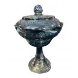 Carnival Glass Wedding Bowl