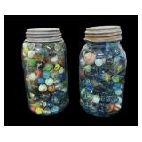 Ball Quart Jar of Marbles