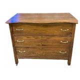 Oak 3 Drawer Chest
