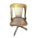Antique Desk Chair on Rollers
