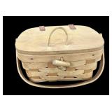 4 x 5 ï¿½ x 7 ï¿½ Handwoven Longaberger Basket