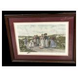 35 x 44 ï¿½ Framed ï¿½Berry Pickersï¿½
