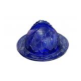Cobalt Blue Covered Butter Dish