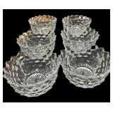 (6) Rare American Fostoria Seafood Ice Tubs