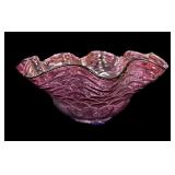 5 x 10.5 ï¿½ Fenton Mulberry Jacqueline Bowl