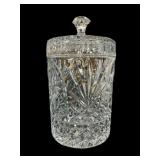 Vintage Cut Glass Biscuit Jar