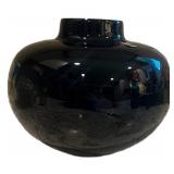 Pilgrim Glass Black Amethyst Dynasty Vase