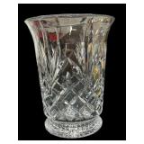 7.5 ï¿½ Lead Crystal Diamond Pattern Vase