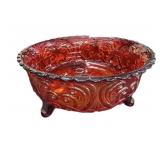 8.5 ï¿½ Imperial Glass Carnival Bowl