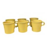 (6) Fiesta Coffee Mugs
