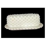 Fenton Hobnail Butter Dish