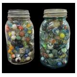 Quart Jar Marbles