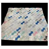 Bow tie Hand Stitched Quilt