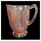 Jeanette Glass Cherry Blossom Pink Depression