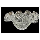 Rare Fenton Ruffled Edge Rose Bowl