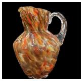 Fenton Murrhina Pitcher-Autumn