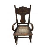 Cain Seat Pressed Back Rocker