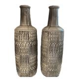 2 Large Vases