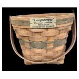 6.5 ï¿½ x 9 ï¿½ Handwoven Longaberger Poinsettia