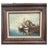 20 ï¿½ x 24 ï¿½ Framed Oil on Canvas Sea