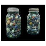 Ball Mason Quart Jar Marbled