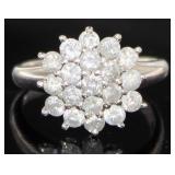 Platinum Brilliant .95 ct Natural Diamond Ring