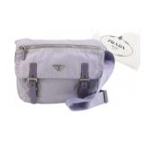PRADA Nylon Purple Shoulder Bag